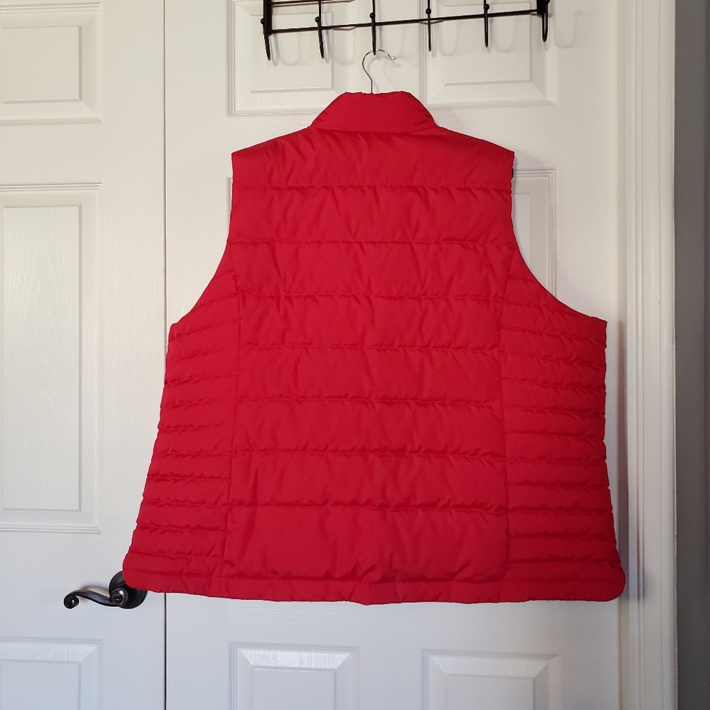 Lands' End Red Quilted Puffer Vest - Women's - Picture 6 of 11